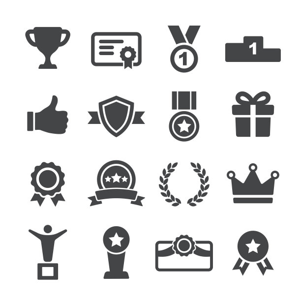 奖项和荣誉图标-顶点系列图片下载