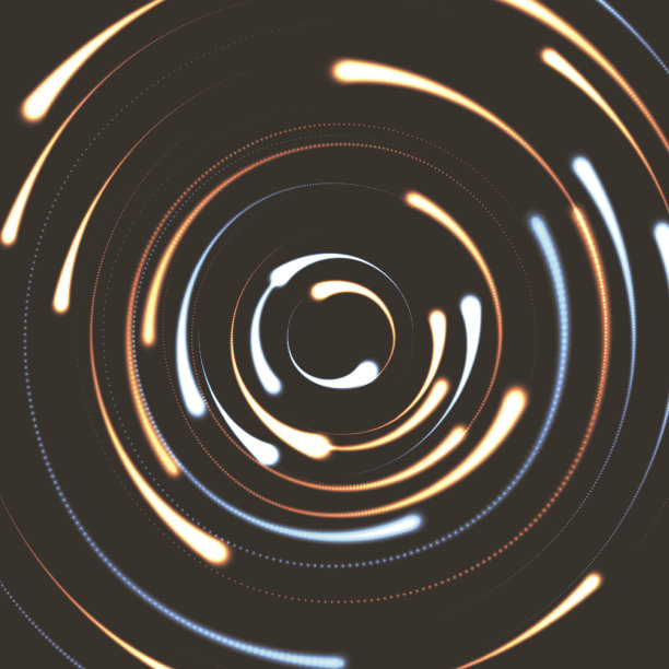 火球背景中的抽象圆圈图片下载