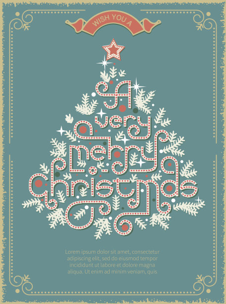 平圣诞背景素材图片