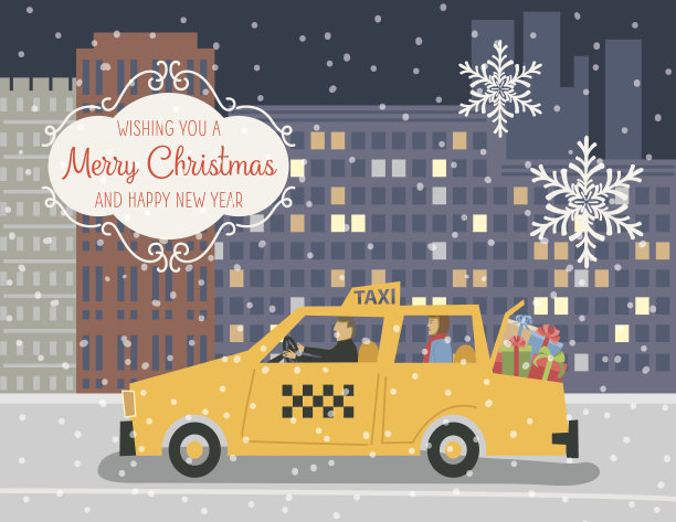 圣诞购物在A城市图片下载