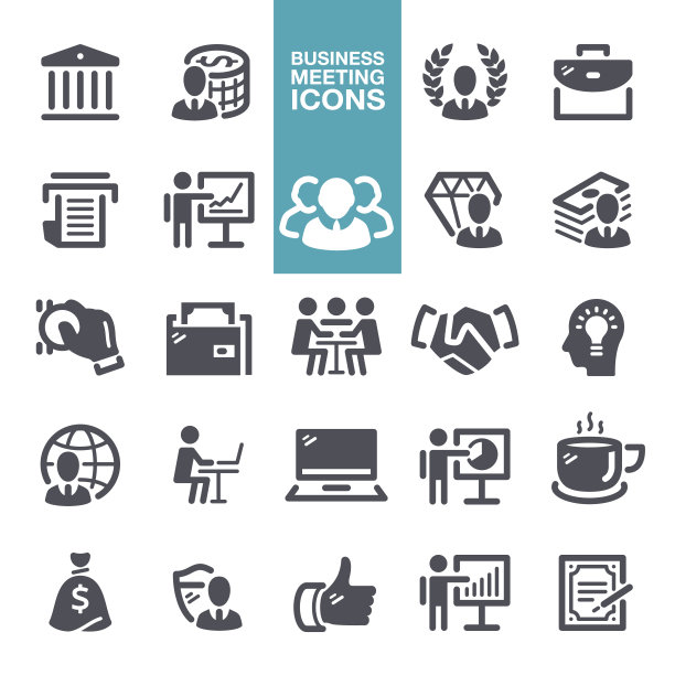 商务会议图标图片下载
