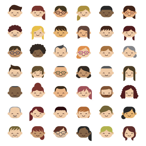 微笑的人图标图片下载