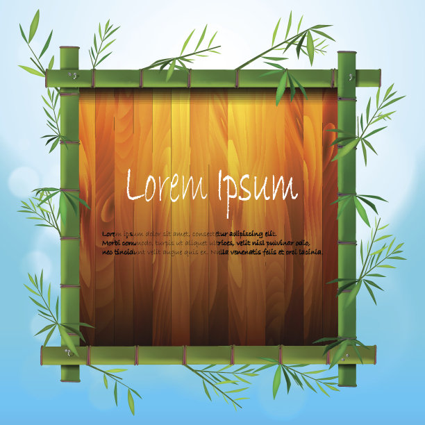 竹架蓝天图片下载