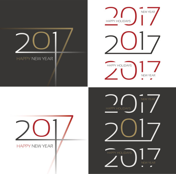 2017年新年设计系列图片下载