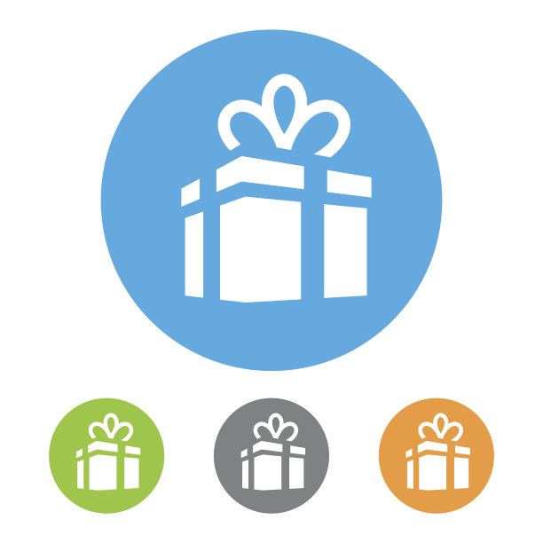 礼盒图标。向量图片下载