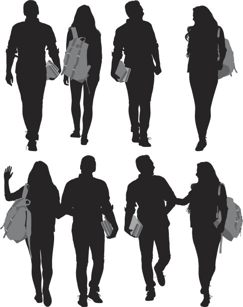 学生走图片下载