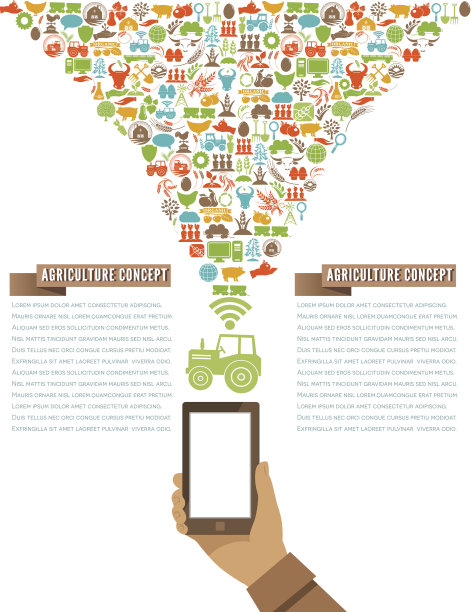 农场图标形状概念图片下载