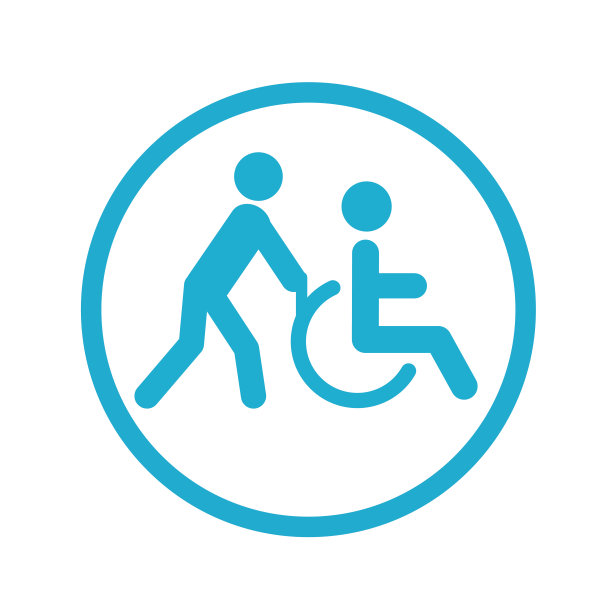 残疾人交通图标图片下载
