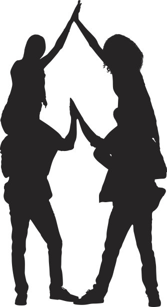 朋友击掌胜过男人图片下载