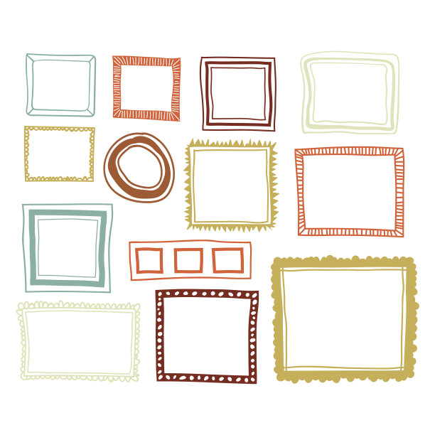 一套色框素材图片
