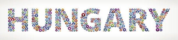 匈牙利人圈矢量图形插图图片下载