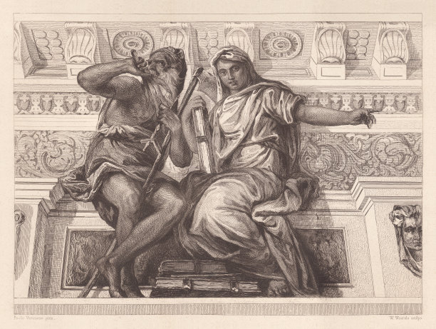 土星(时间)和历史，希腊神话，Paolo Veronese图片下载