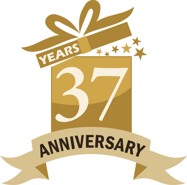 37周年礼盒丝带纪念图片下载