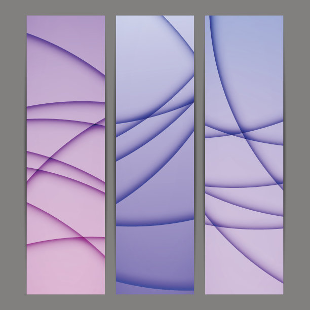 紫色现代简约抽象背景图形集合图片下载