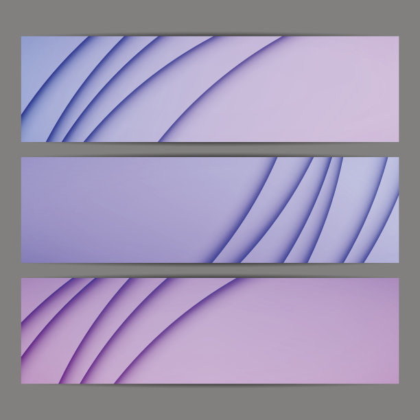 紫色现代简约抽象背景图形集合图片下载