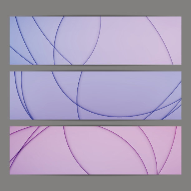 紫色现代简约抽象背景图形集合图片下载