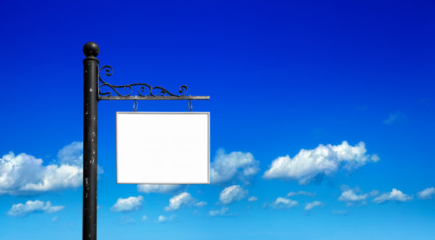 空白的商业标志图片下载