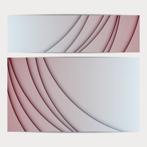 现代简约抽象横幅背景图形集合图片下载