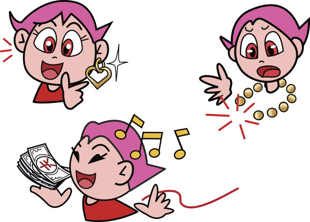 贵重金属、金钱和女人图片下载