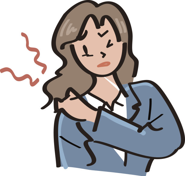 女员工的脖子很僵硬图片下载