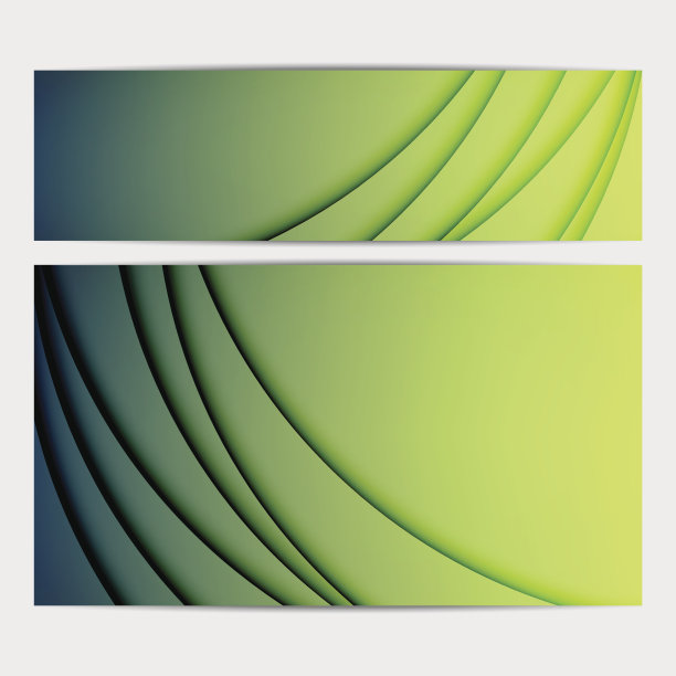 现代简约抽象横幅背景图形集合图片下载