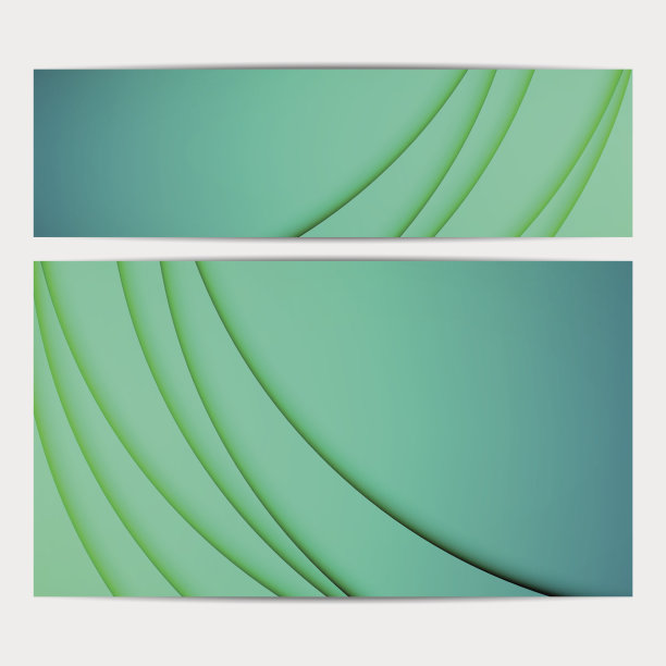 现代简约抽象横幅背景图形集合图片下载