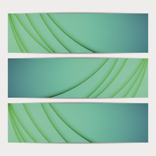 现代简约抽象横幅背景图形集合图片下载