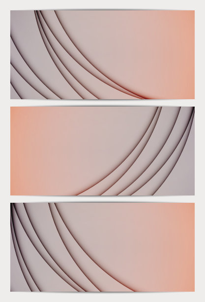 现代简约抽象横幅背景图形集合图片下载