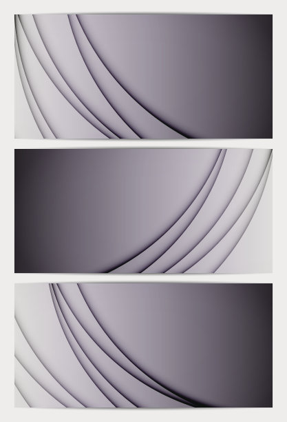 现代简约抽象横幅背景图形集合图片下载