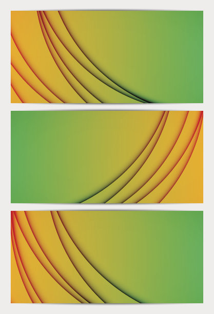 现代简约抽象横幅背景图形集合图片下载