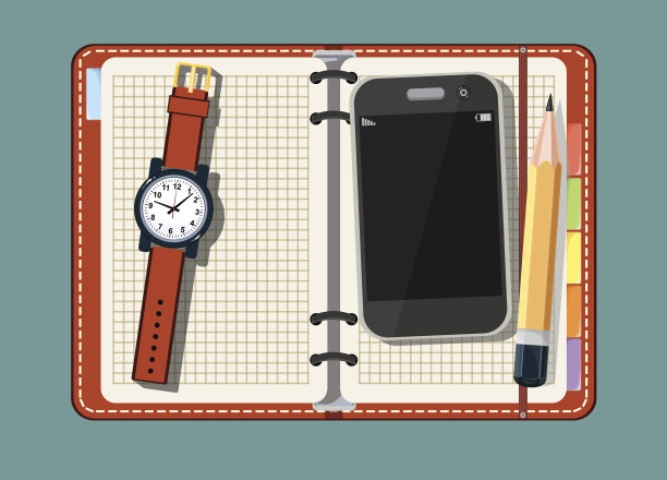 笔记本，智能手机，手表。图片下载