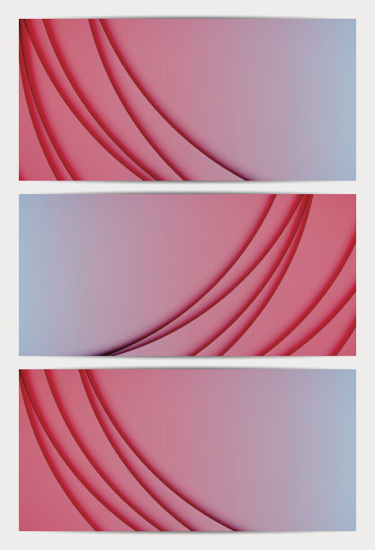 现代简约抽象横幅背景图形集合图片下载