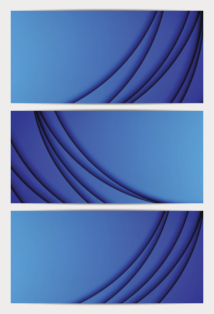 现代简约抽象横幅背景图形集合图片下载