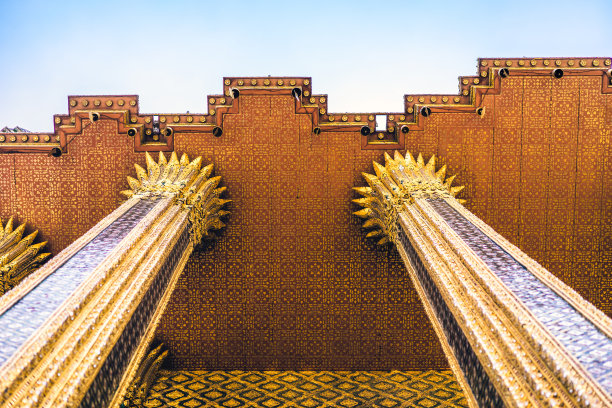 泰国曼谷的大皇宫素材图片