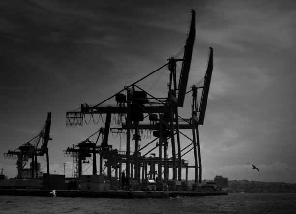 货物集装箱起重机图片下载