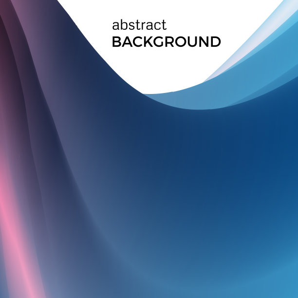 色彩抽象构成的橘色水彩波。图片下载