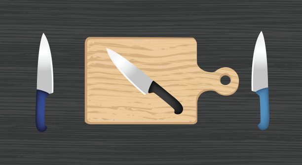 带刀的菜板图片下载