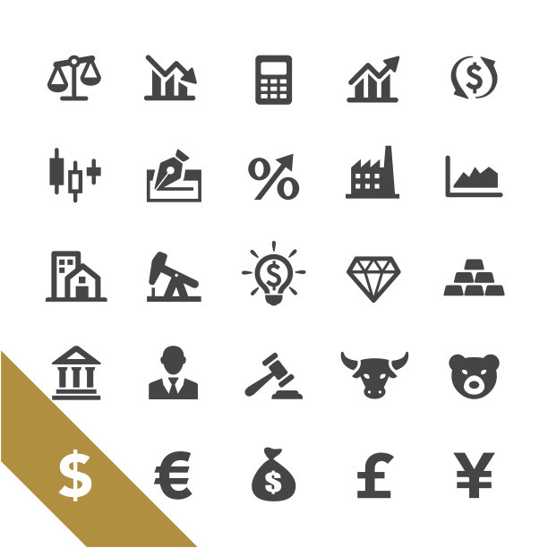 金融和投资图标-选择系列图片下载