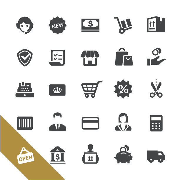 购物和购买图标-选择系列图片下载