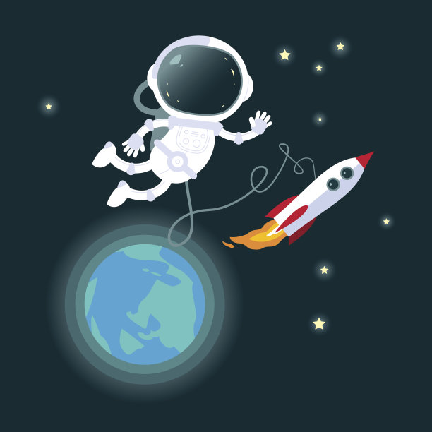 宇航员在开放空间图片下载