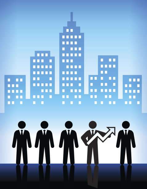 商业与进步现代城市背景图片下载