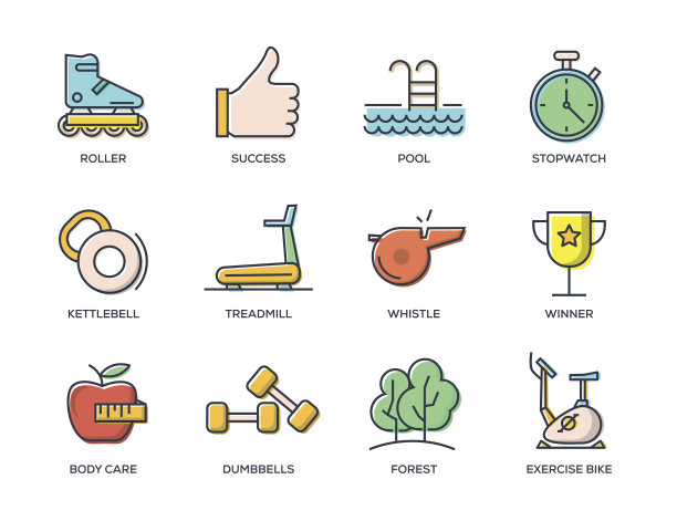 健身线图标设置图片下载