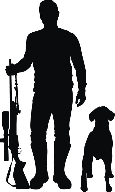 猎人和猎犬图片下载