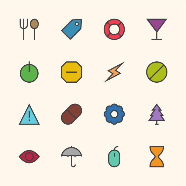 基本图标集7 -大纲系列图片下载