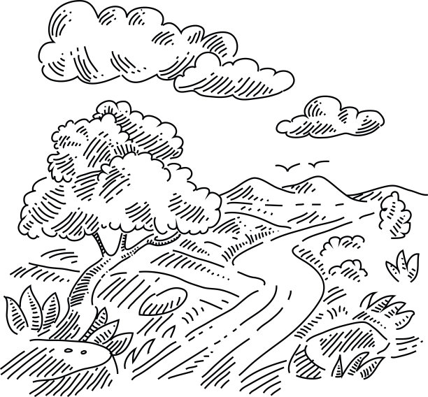 自然美丽的画图片下载