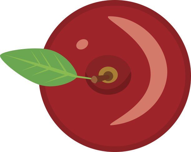 苹果的俯视图图片下载