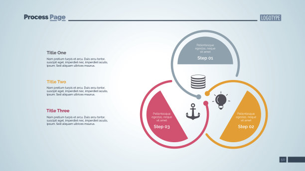 三点幻灯片模板图片下载