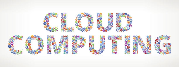 云计算未来和未来技术矢量按钮图片下载