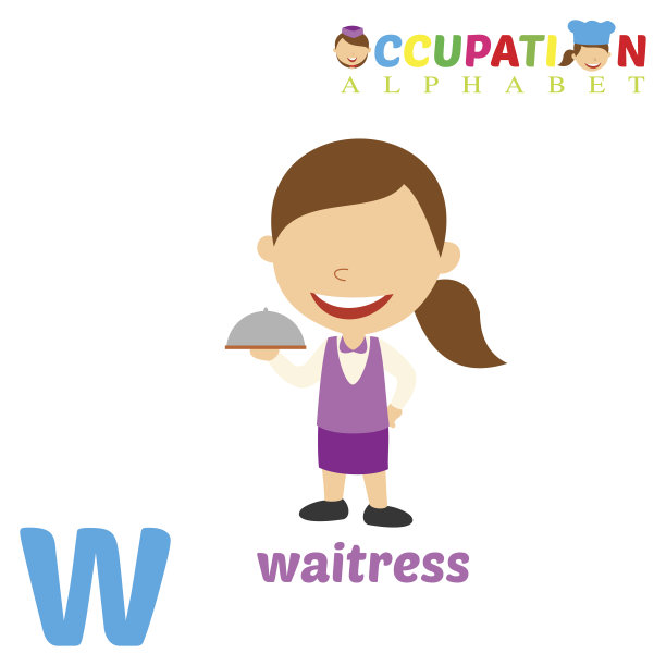 职业字母与W字母图片下载
