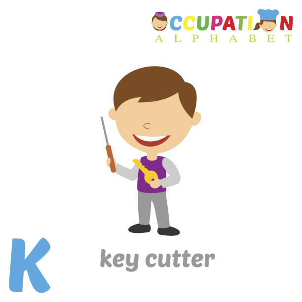 职业字母与K字母图片下载